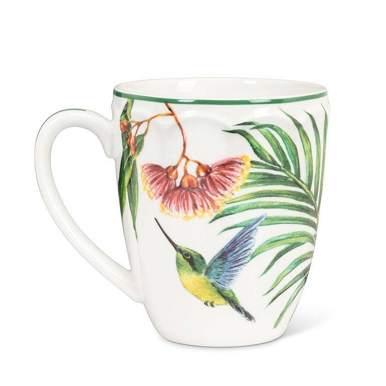 Hummingbird Panel Mug-4"H(14oz)