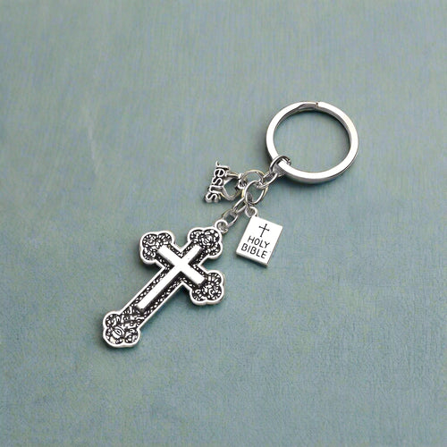 Cross Keychain