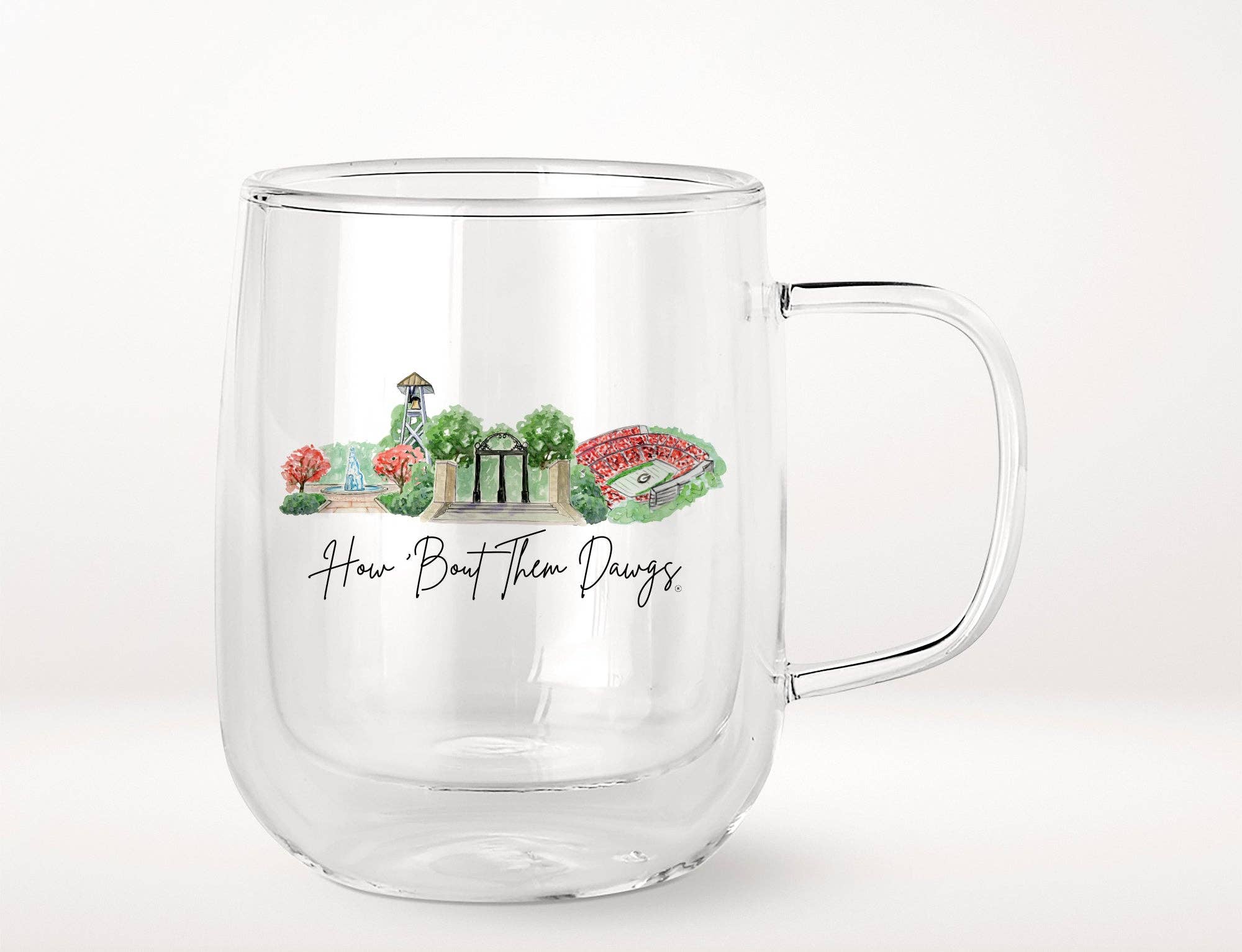Georgia Landmark Glass Mug