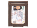 Maltese Cross Magnetic Leather Slim Wallet