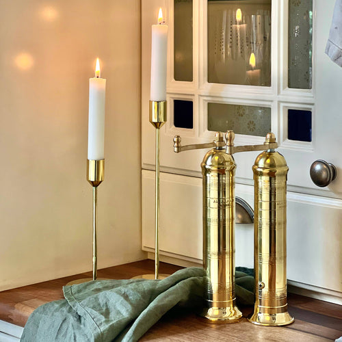 The original 'Brass Mill' - 8" salt grinder