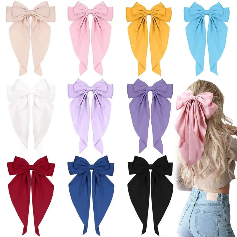 Elegant Satin Hairbows