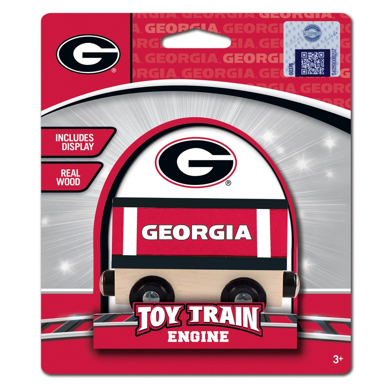 Georgia Bulldogs Toy Train Box Car
