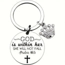 Psalm 46 Keyring