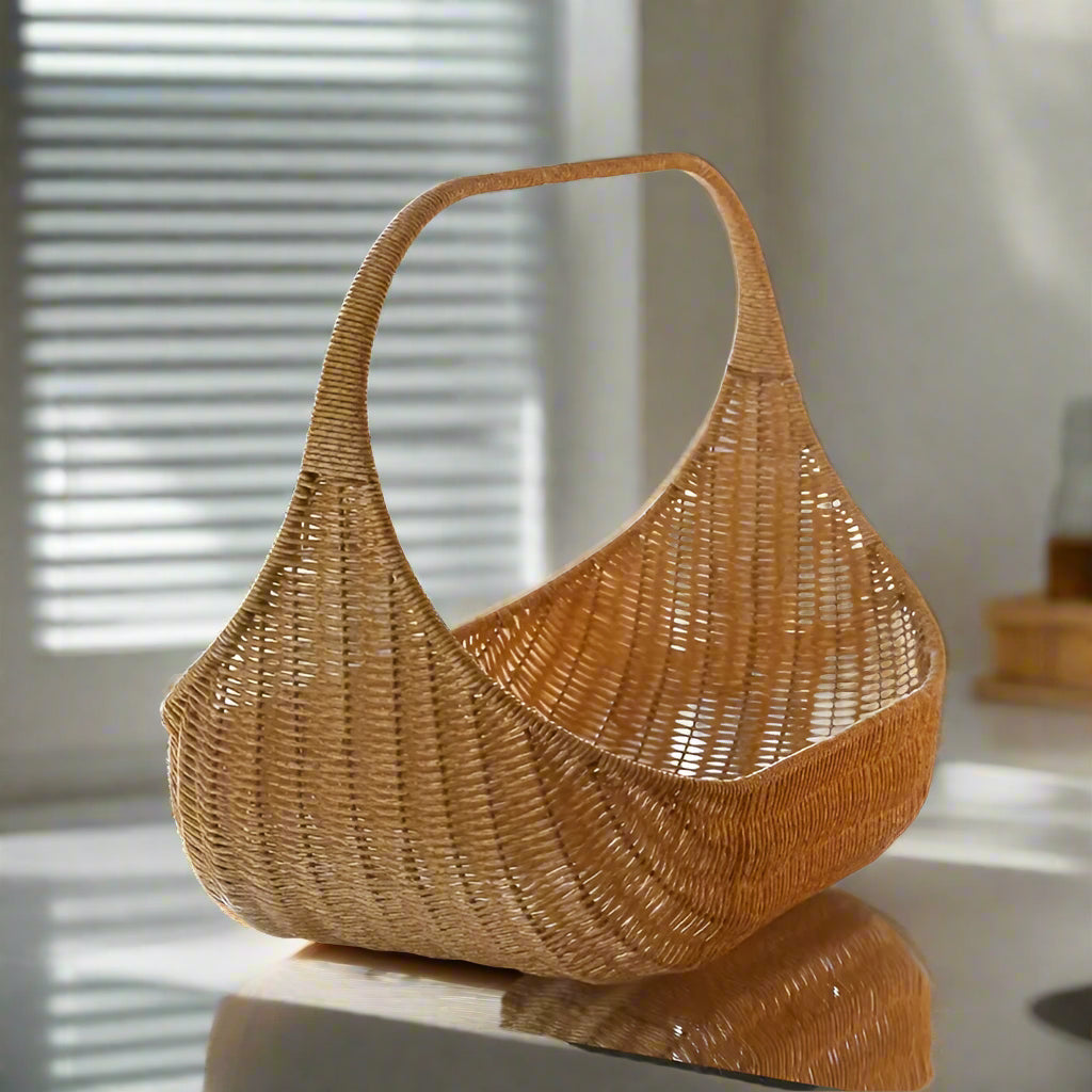 Imitation Rattan Fruit Basket