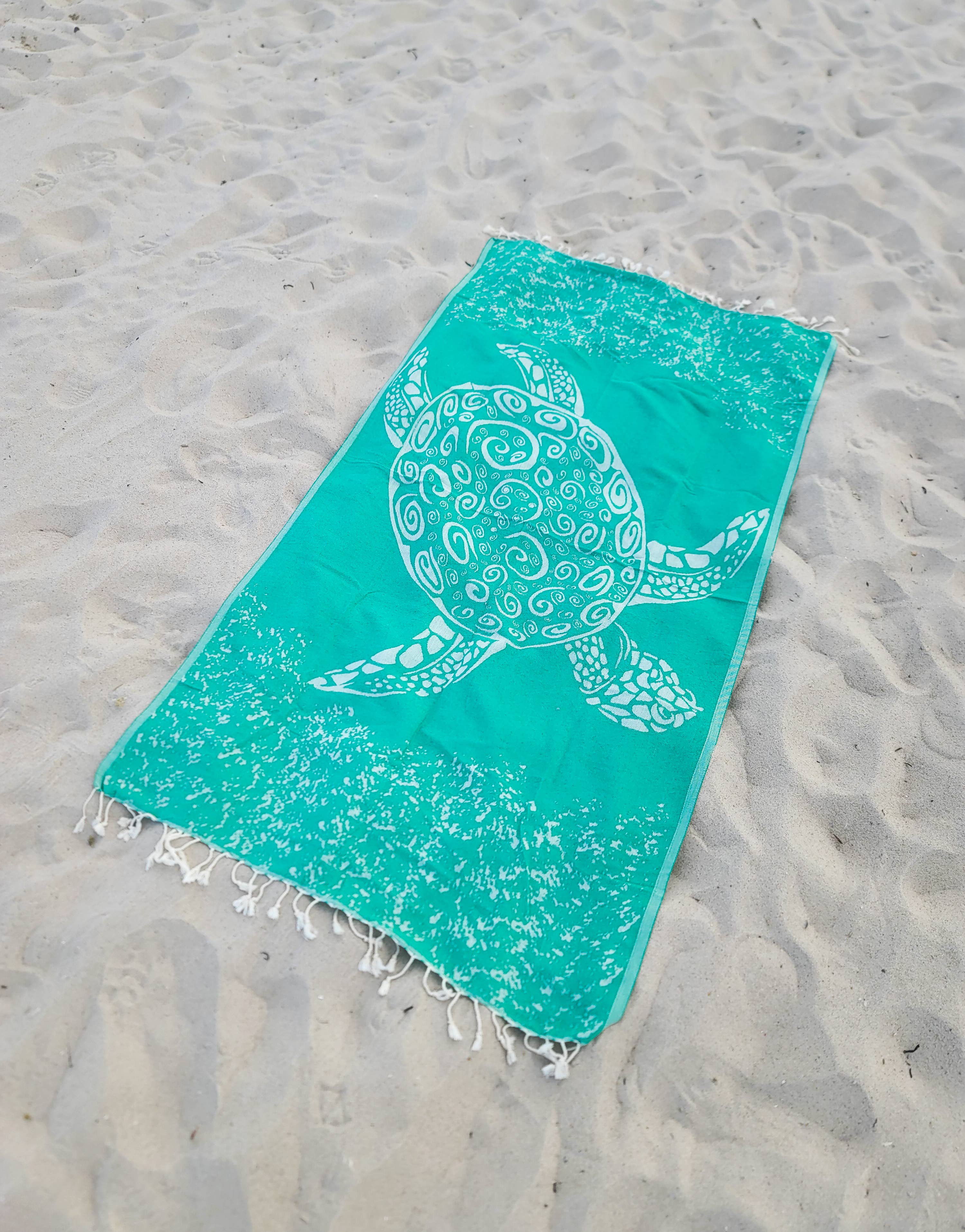 Caretta Beach Towel | Oversized Turkish Towel | Sand Free