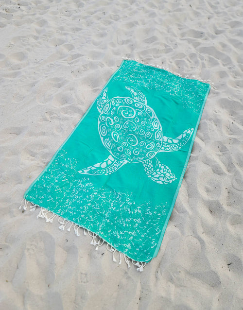 Caretta Beach Towel | Oversized Turkish Towel | Sand Free