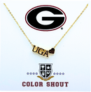N202 - UGA Georgia Heart Necklace
