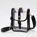 Clear Buckle Crossbody Bag