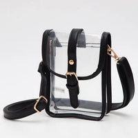 Clear Buckle Crossbody Bag