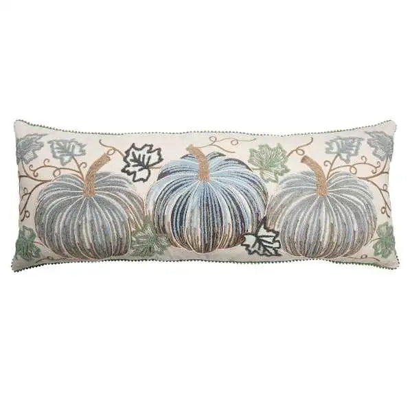Blue Pumpkins Throw Pillow