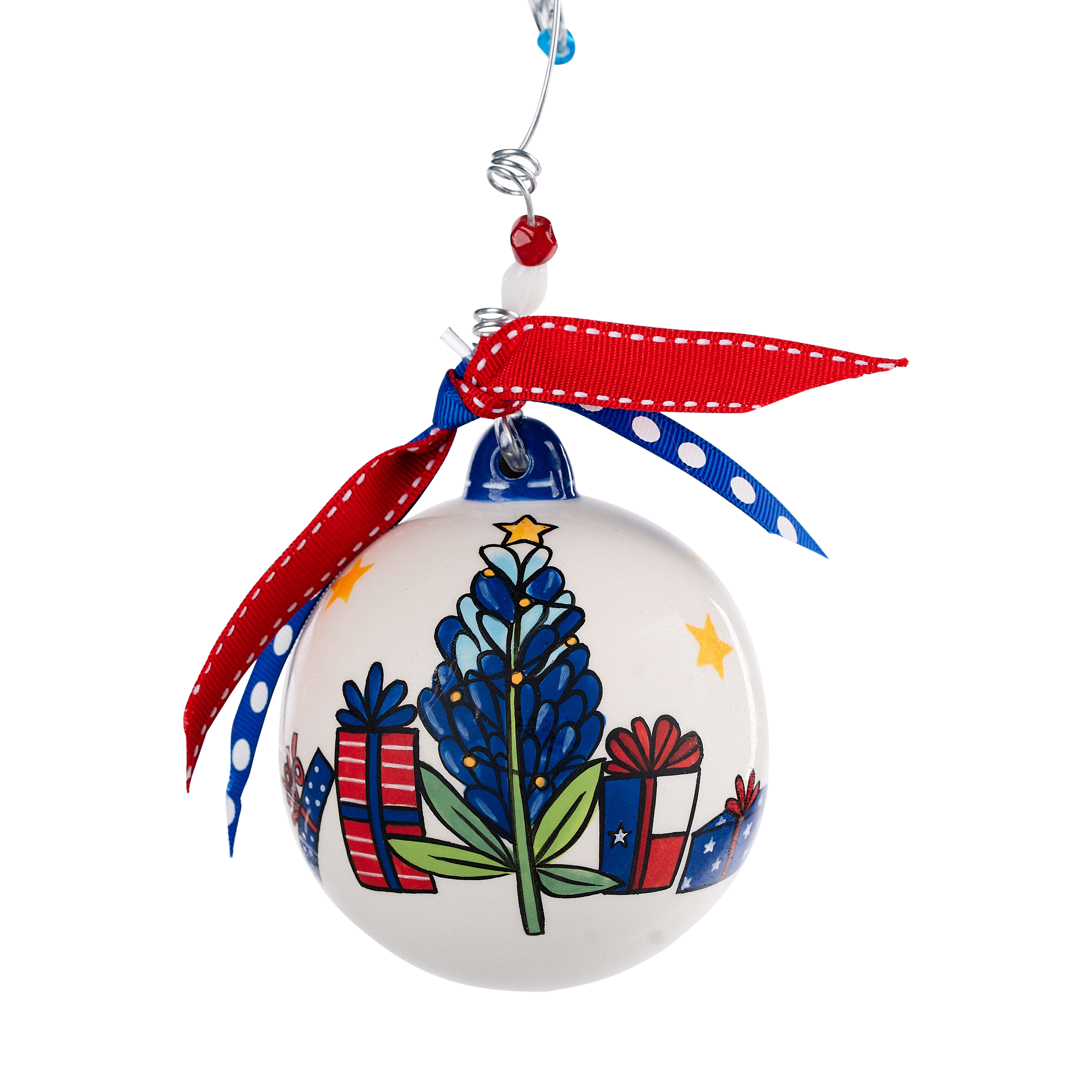 Merry Texmas Blue Bonnet Ornament- Christmas Décor