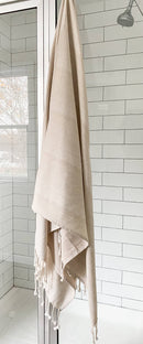 Organic Non Dyed Turkish Cotton Towel
