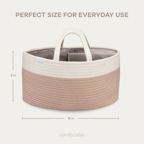 Diaper Caddy Organizer by Comfy Cubs