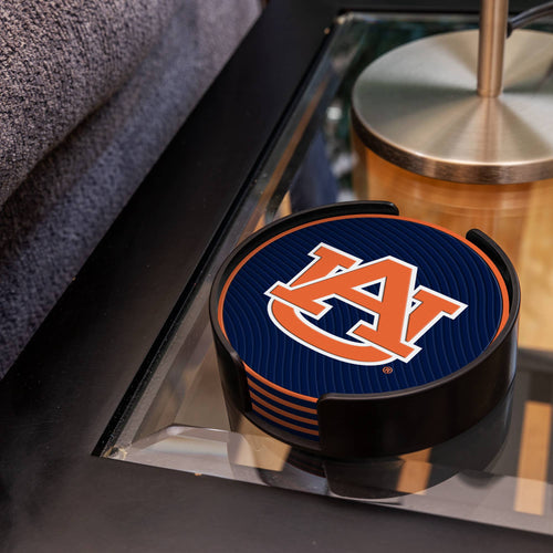 NCAA  Auburn Tigers    PVC Coaster Set (4-Pack)