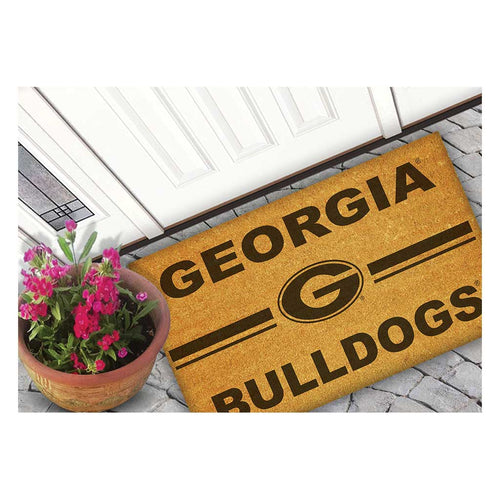 Coir Doormat Team Georgia Bulldogs