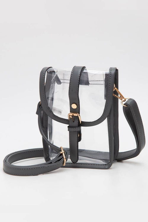 Clear Cross Body Stadium Concert Transparent Handbag