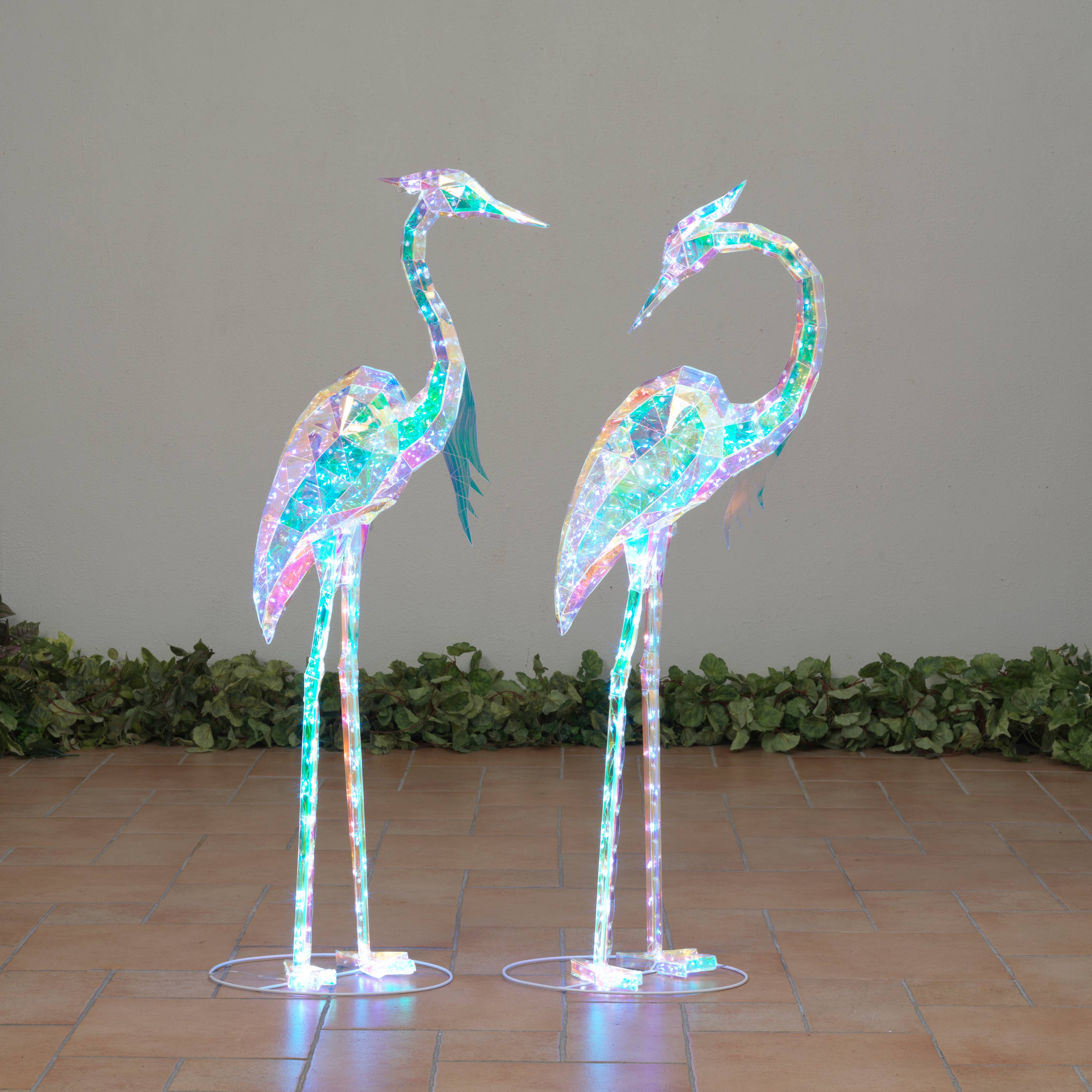 40.9"H USB Electric or B/O Lighted Holographic Crane, K/D, 2
