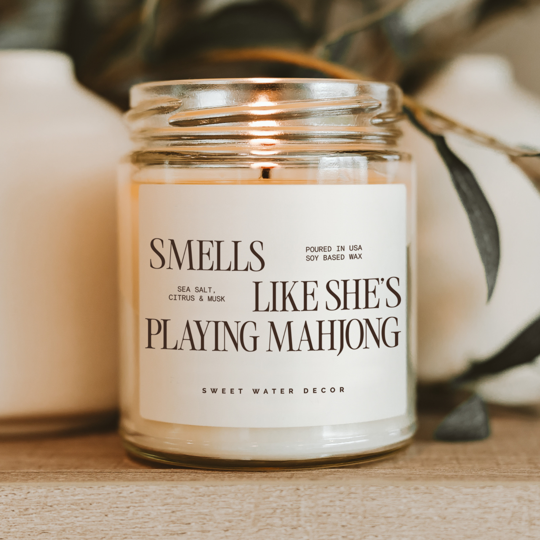 *NEW* Smells Like She's Playing Mahjong 9 oz Soy Candle