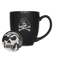 NCAA  East Carolina Pirates15oz  Black Ceramic Bistro Mug