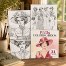 1920's Adult Coloring Book