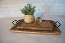 Artisan Wood Bark 14x10x1 Natural Mango Bark Wood Tray