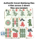 Mahjong tiles coaster set, custom set of 4