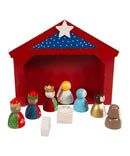 9"Mini Nat Set W/9 Figures+Stable