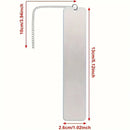 Stainless Steel Inspirational Bookmark
