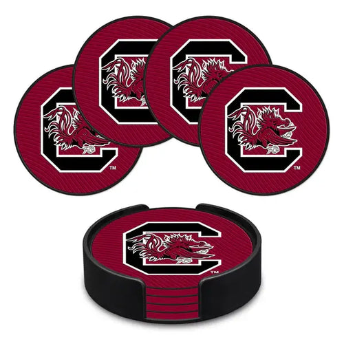 South Carolina Gamecocks Molded PVC Coaster (4-Pack)