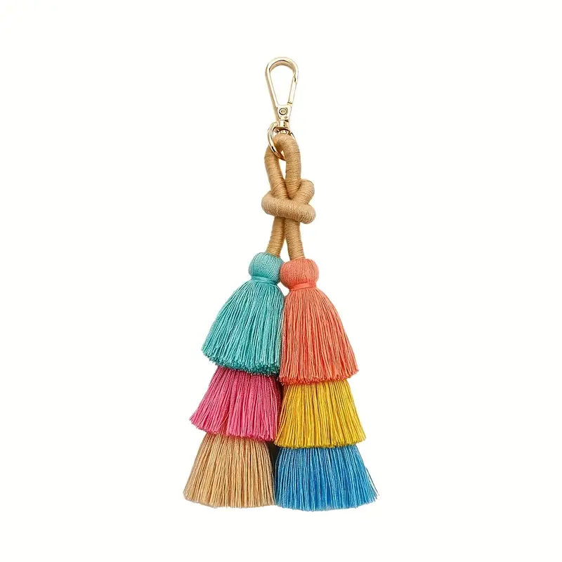 Handwoven Tassel Keychain