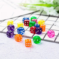 Colorful Dice 9 pc