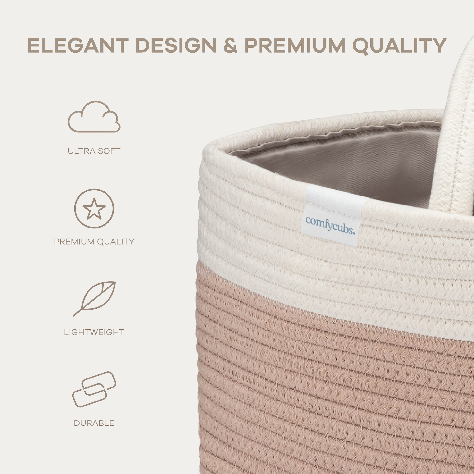 Diaper Caddy Organizer by Comfy Cubs