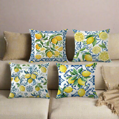 Lemon Crisp Pillow Covers