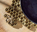 Honeycomb Trivet with Bee-8.5"L-4293