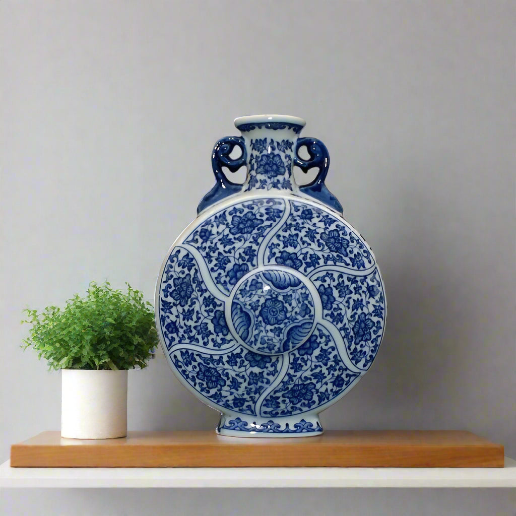 Blue and White Porcelain Vase
