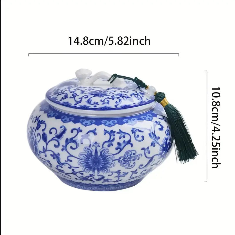 Porcelain Tassel Jar