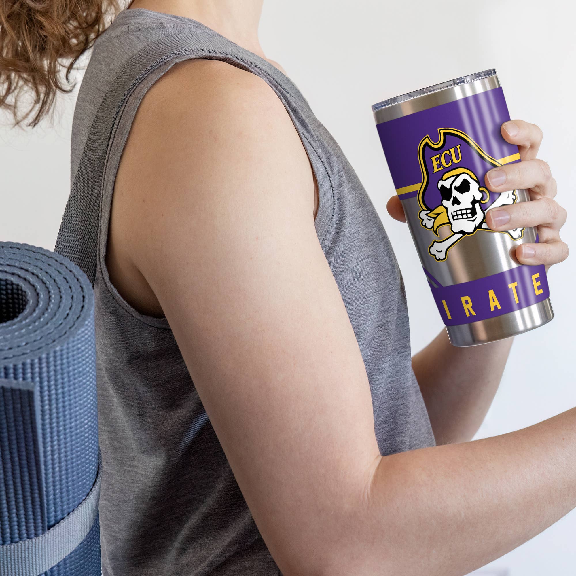 NCAA  East Carolina Pirates  20oz Stainless Steel Tumbler
