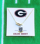 N202 - UGA Georgia Heart Necklace