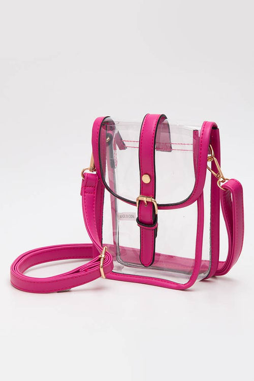 Clear Cross Body Stadium Concert Transparent Handbag