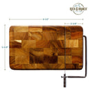 Rock & Branch® Acacia Charcuterie Board with Cheese Slicer