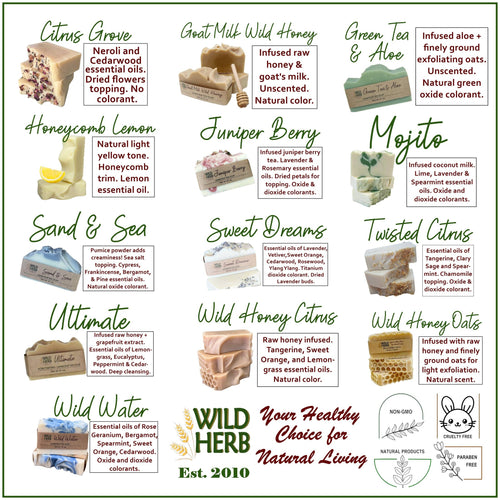 Natural Soap Boxed Gift Set + Sisal Soap Cloth Best Seller