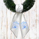 Let's Mahjong Blue Wreath Sash