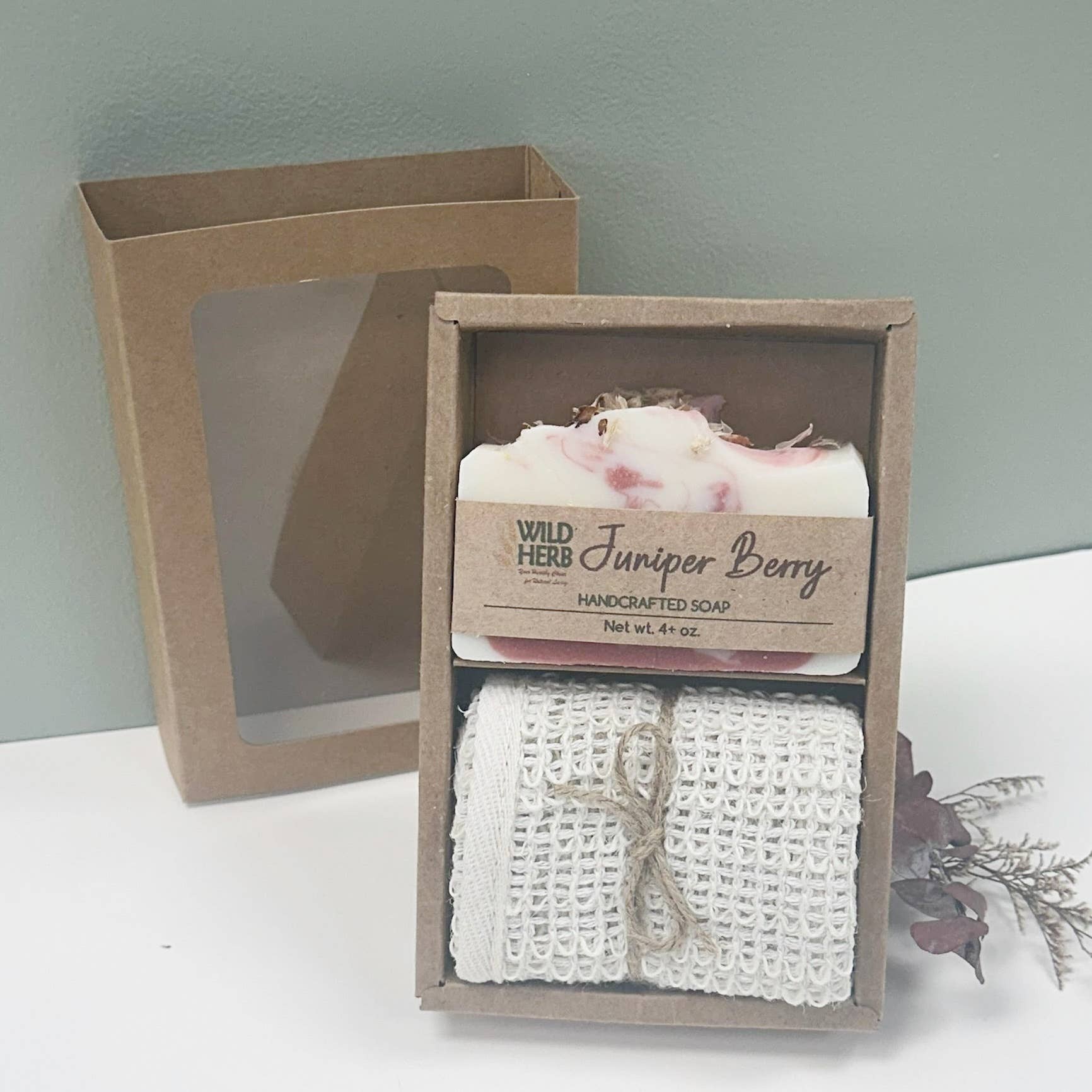 Natural Soap Boxed Gift Set + Sisal Soap Cloth Best Seller