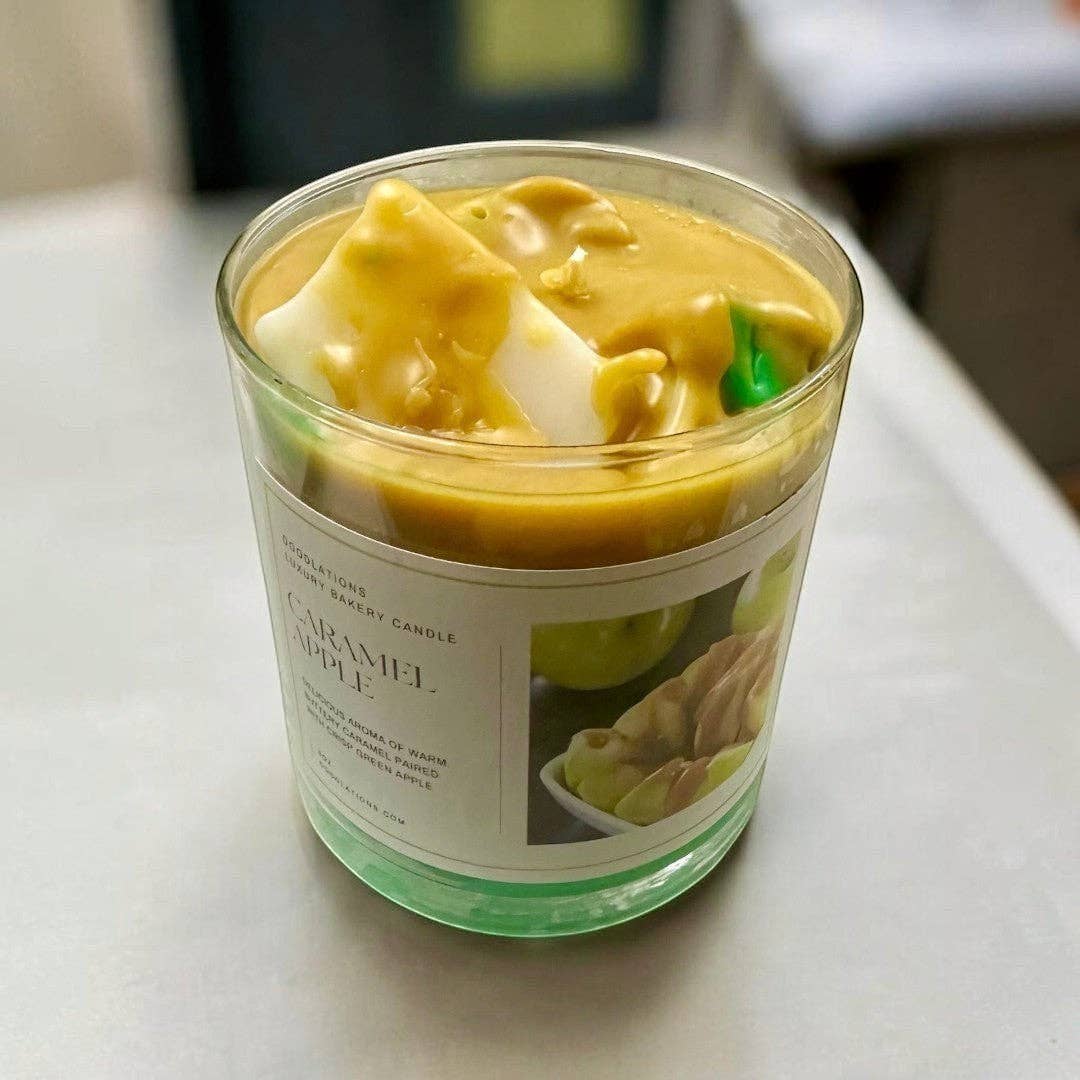 Doodlations Luxury Candle | Apple Caramel