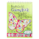 Coloring Book Wirebound Inspirational for Girls