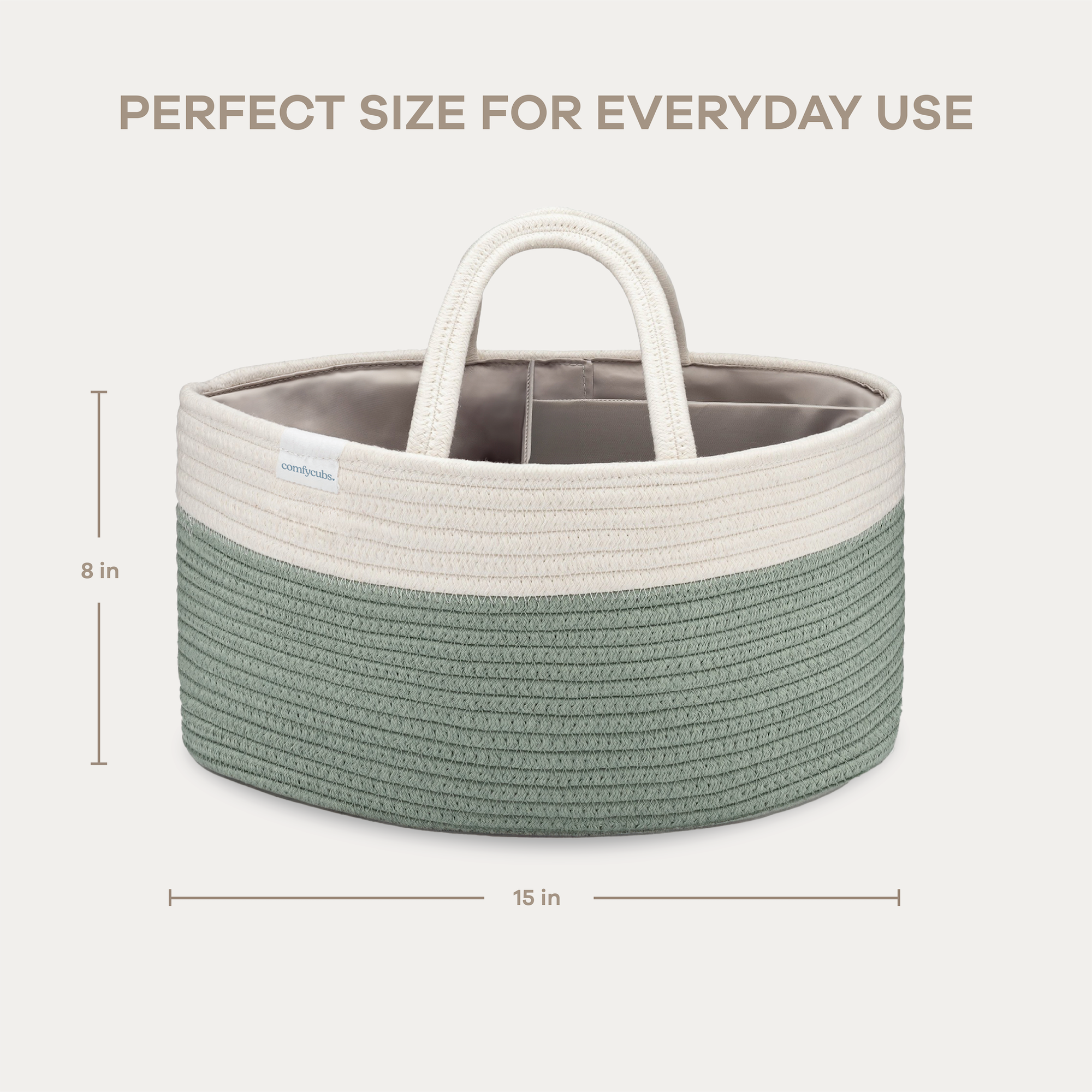 Diaper Caddy Organizer by Comfy Cubs