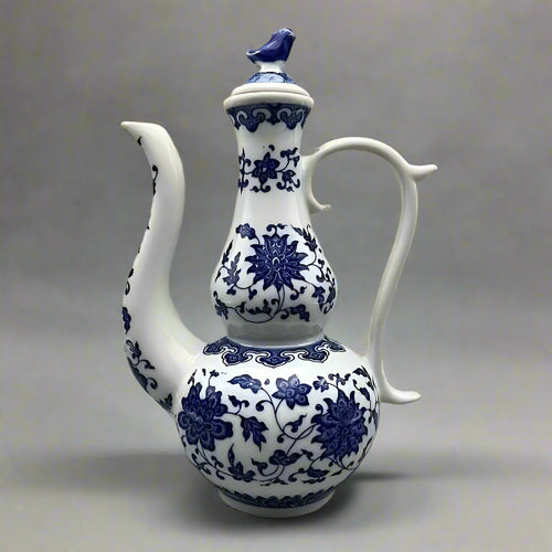 Blue and White Porcelain Ewer