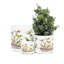Sm Hummingbirds Planter-4.5"D