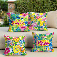 Florida Sunshine Outdoor Pillow Covers